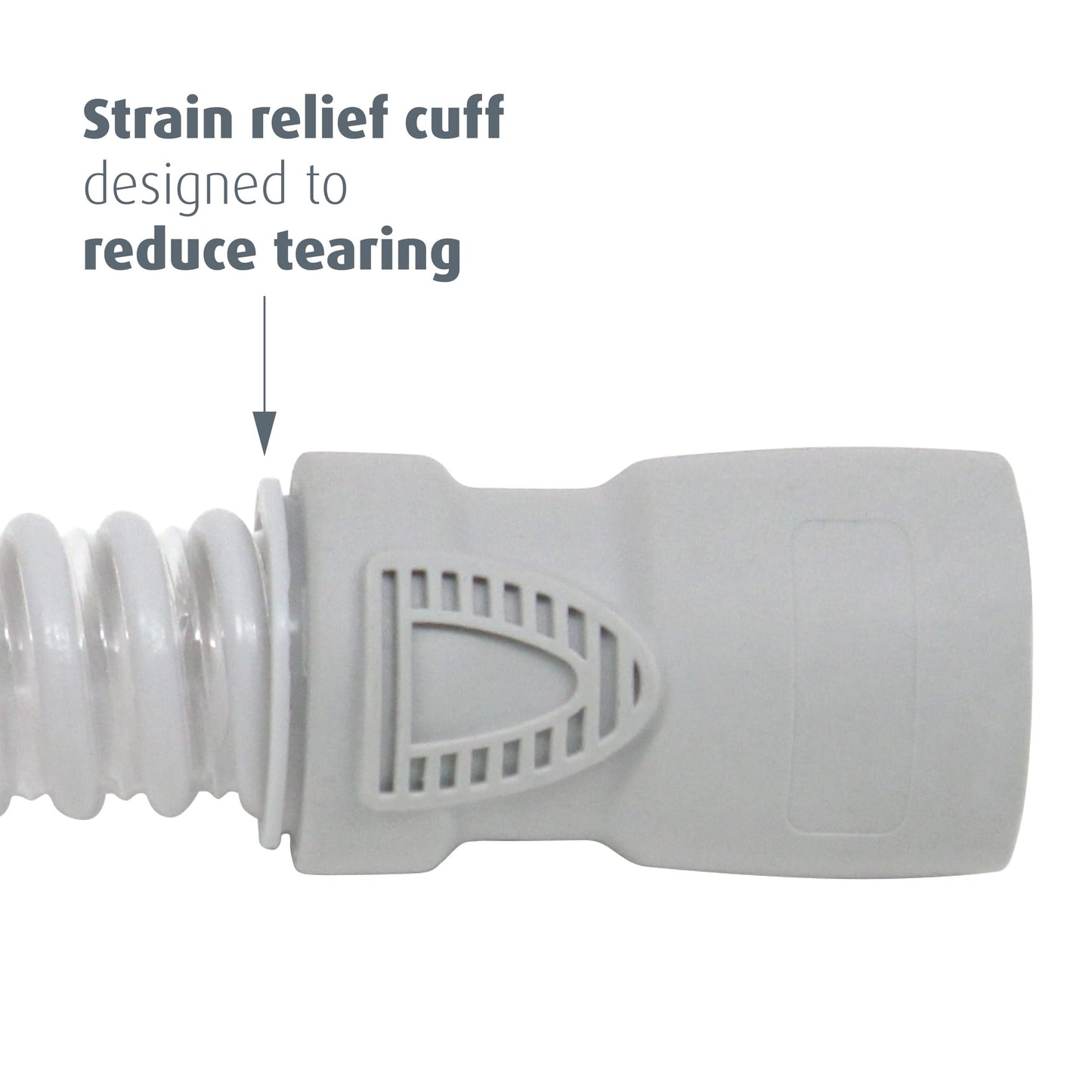 Sunset Healthcare CPAP Slim tubing - 6 feet long - Gray